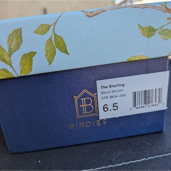 Birdies Starling Handwoven Vegan Loafer Flats Shoes in White - Picture 5 of 6